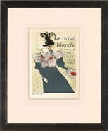 Original 1897 TOULOUSE-LAUTREC Stone Lithograph &quot;Revue Blanc&quot; Das Modern... - $855.54