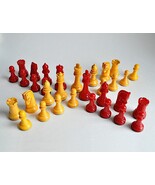 Carved Bakelite Chess Set Cherry Red Butterscotch Yellow Complete Catali... - $10,841.52 MXN Carved Bakelite Chess Set Cherry Red Butterscotch Yellow Complete Catali... - $10,841.52 MXN