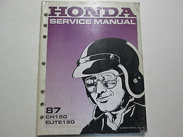 1987 Honda CH150 Elite150 Scooter Service Repair Shop Manual Factory OEM 61KV700 - $39.99