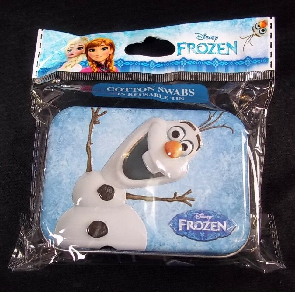 Disney FROZEN Olaf collectible 3D tin 30 cotton swabs new &amp; sealed #17 - $4.50