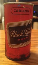 000 Vintage Carling Black Label Beer Flat Top Can Baltimore MD 12 oz. - £13.28 GBP