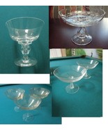 CRYSTAL GLASS COMPOTE TIFFANY, VAL SAN LAMBERT- NEW MARTISVILLE,SASAKI  ... - $60.38+
