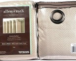 2 Packs Allen &amp; Roth Kennerton  Grommet Top Panel 56 In X 95In  Taupe 07... - £33.81 GBP
