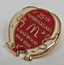 Mcdonalds 25th Anniversary Lakewood 1964-1989 Balloon Lapel Pin Collectible - €26,09 EUR