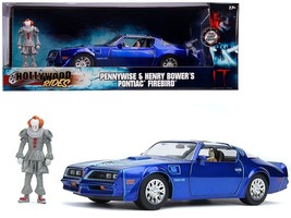 Henry Bower's Pontiac Firebird Trans Am Candy Blue with Pennywise Diecast Figuri - $2,136.97 MXN