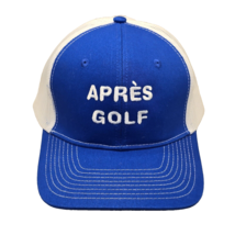 APRE&#39;S GOLF - Port Authority - Blue White Trucker - Snapback - Mesh Hat - $12.13