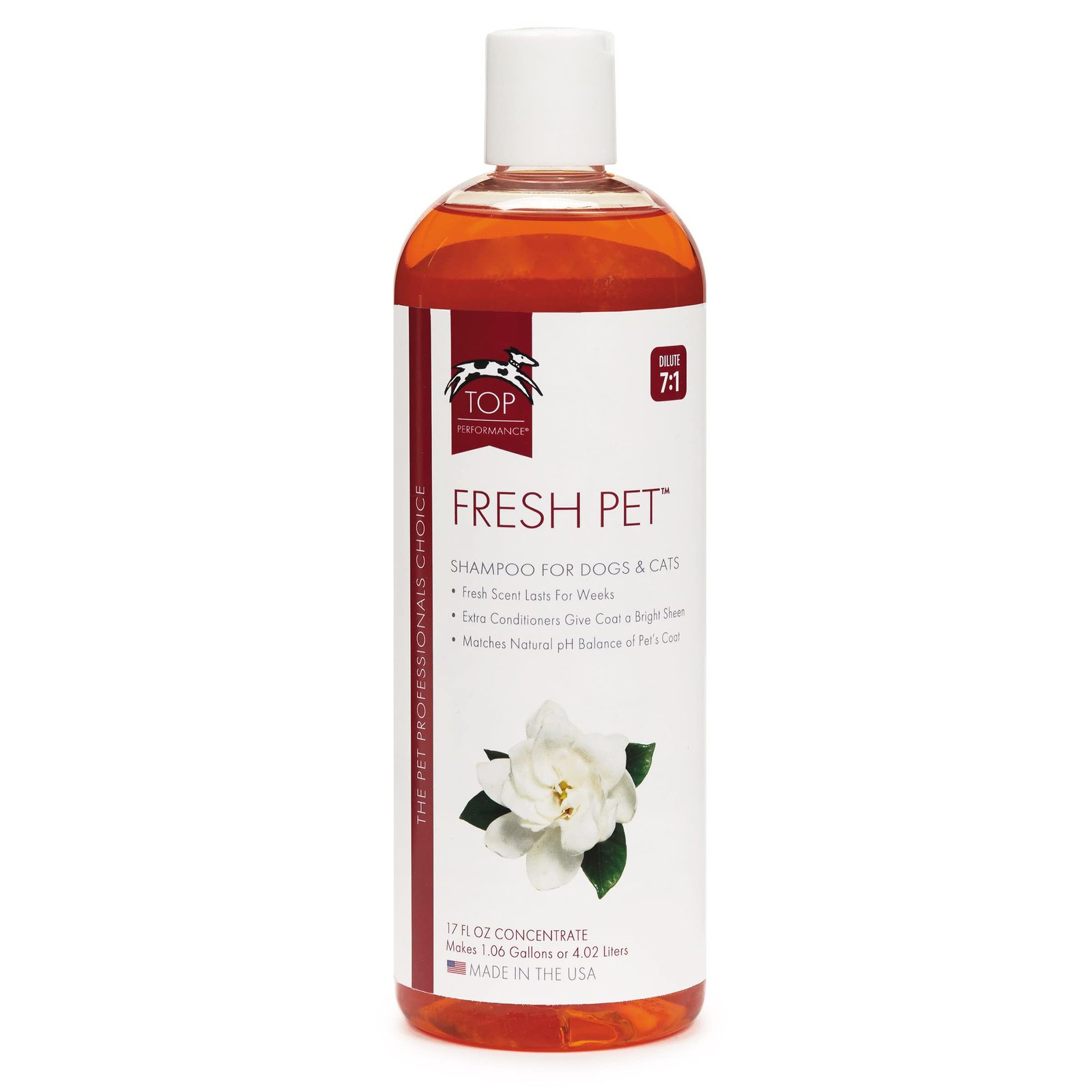 Top Performance Fresh Pet Shampoo Prevents Mats and Tangles  Matches Natural pH