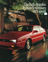 1989 Isuzu IMPULSE sales brochure catalog folder US 89 Turbo Piazza - $10.00