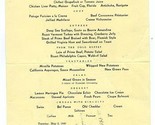 1949 Belmont Manor Dinner  Menu   Bermuda - £17.40 GBP