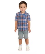 Koala Kids Boys Girls Shirt Shorts Blue Multicolor 2-Piece Set Unisex - $690.20 MXN