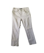 Levi&#39;s 505 Jeans 12M Light Grey Beige 32x29  Straight Leg Jean Pants - £19.64 GBP