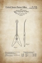12970.Decoration Poster.Wall art.Vintage Room home design.Patent.Electric guitar - £13.43 GBP+