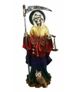 Rainbow Robe All Powerful Holy Death Santa Muerte Day of The Dead Figurine - £34.60 GBP