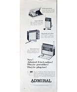 Admiral - 2-in-1 radios - portable - plug ins - FM/AM big sound - 1964 P... - $197.19 MXN