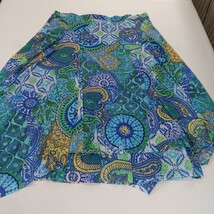 Chico's Women's Multicolor Midi Asymmetrical Handkerchief Skirt Size 3 image 11