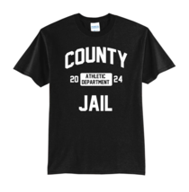 COUNTY JAIL ATHLETIC DEPARTMENT 2024-NEW T-SHIRT FUNNY-S-M-L-XL - £15.94 GBP