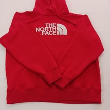 The North Face Men’s Size Large Red Cotton Blend Pullover Hoodie Sweatshirt Logo image 13