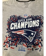 NFL Super Bowl LIII 53 Champions New England Patriots Fanatics T-Shirt 3XL - $14.79