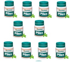 10 x Himalaya Herbal Pilex Tablets for Piles Hemorrhoids Varicose - 600 ... - $68.99