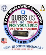 QubesOS LINUX OS ISO 64BIT USB-DVD LIVE-BOOT INSTALL | MAC PC CHROMEBOOK - €4,27 EUR+