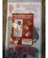 Santa Snowman Christmas Refrigerator Magnets and Static Stickers Set New - $12.21 CAD