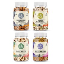 Dry Fruits Almond, Cashew, Raisin, Pistachio Mixed Combo Pack (1kg) (PAC... - $80.06