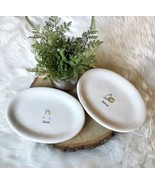 Rae Dunn Lot Of 2 Cake Plates Forever &amp; Cheers Wedding Rings Champagne *... - £21.56 GBP