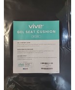 Vive Gel Seat Cushion - 18x16 Portable for Tailbone Coccyx Support ~ NEW! - £22.82 GBP