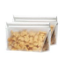 BlueAvocado Re-Zip Seal Reusable 1-Cup Snack and Lunch Bag, Pack of 2 - $10.68