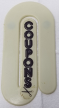 Coupons Paperclip Refrigerator Magnet Hong Kong 1970s Plastic Holder Fridge - £11.92 GBP