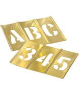 Stencil Set Letter/Number 4&quot; Brass 92Pcs. - $321.17
