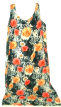 Vintage 90s Dress Smith Column Maxi floral sleeveless Beach Boho 1X plus... - £15.48 GBP