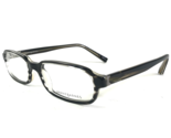 Jhane Barnes Eyeglasses Frames Ellipse GR Brown Green Clear Horn 52-18-145 - $55.97