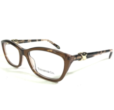 Tiffany &amp; Co. TF 2074 8255 Eyeglasses Frames Brown Tortoise Cat Eye 52-1... - $188.09