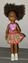 Barbie Kelly Doll 2015 Original Clothes Barbie’s Little Sister African American - £7.24 GBP