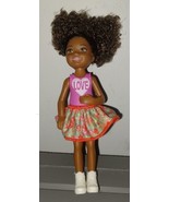 Barbie Kelly Doll 2015 Original Clothes Barbie’s Little Sister African A... - £7.10 GBP