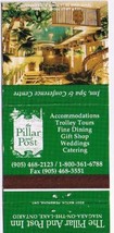 Ontario Matchbook Cover Niagara On The Lake Pillar &amp; Post Inn Spa Confer... - $1.97