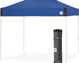 10&#39; X 10&#39; E-Z Up Pyramid Instant Shelter Canopy With Wide-Trax, Royal Blue - $259.97
