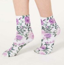 INC Womens Floral Anklet Socks One Pair One Size - $6.93