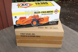 First Gear 1/50 Allis Chalmers TS-300 Motor Scraper 50-3099 NEW IN BOX!!... - $89.09
