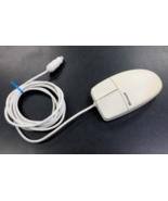 Vintage Microsoft Basic Mouse Serial PS/2 Compatible Roller Ball X05-51694 - £15.70 GBP