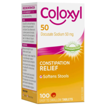 Coloxyl 50 Stool Softener 100 Tablets - $75.58
