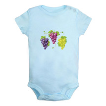 Baby Fruit Grape Pattern Romper Newborn Bodysuits Infant Jumpsuit Babies Outfits - £8.33 GBP