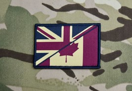 Subdued UK Canada Union Flag Maple Leaf Flag Patch JTF2 UKSF Union Jack ... - $8.95
