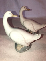 2 LLadro NAO Geese 5 Inces High Mint - $24.99