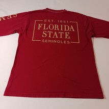 League Florida State Seminoles Men's Red Cotton Long Sleeve T-Shirt Size Medium image 13