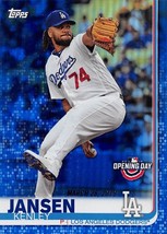 2019 Topps Opening Day Blue Foil #21 Kenley Jansen Los Angeles Dodgers ⚾ - £0.69 GBP