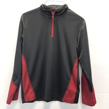 Boys BCG Long Sleeve Pullover black red sides Size XL 18/20 - $8.72