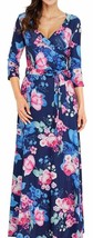 Beautiful Sexy Navy Blue Floral Dress Plus size M XL XXL 2XL - £31.60 GBP