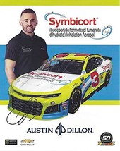 Autographed 2019 Austin Dillon #3 Symbicort Racing Chevrolet Camaro Rcr 50TH Ann - £35.34 GBP